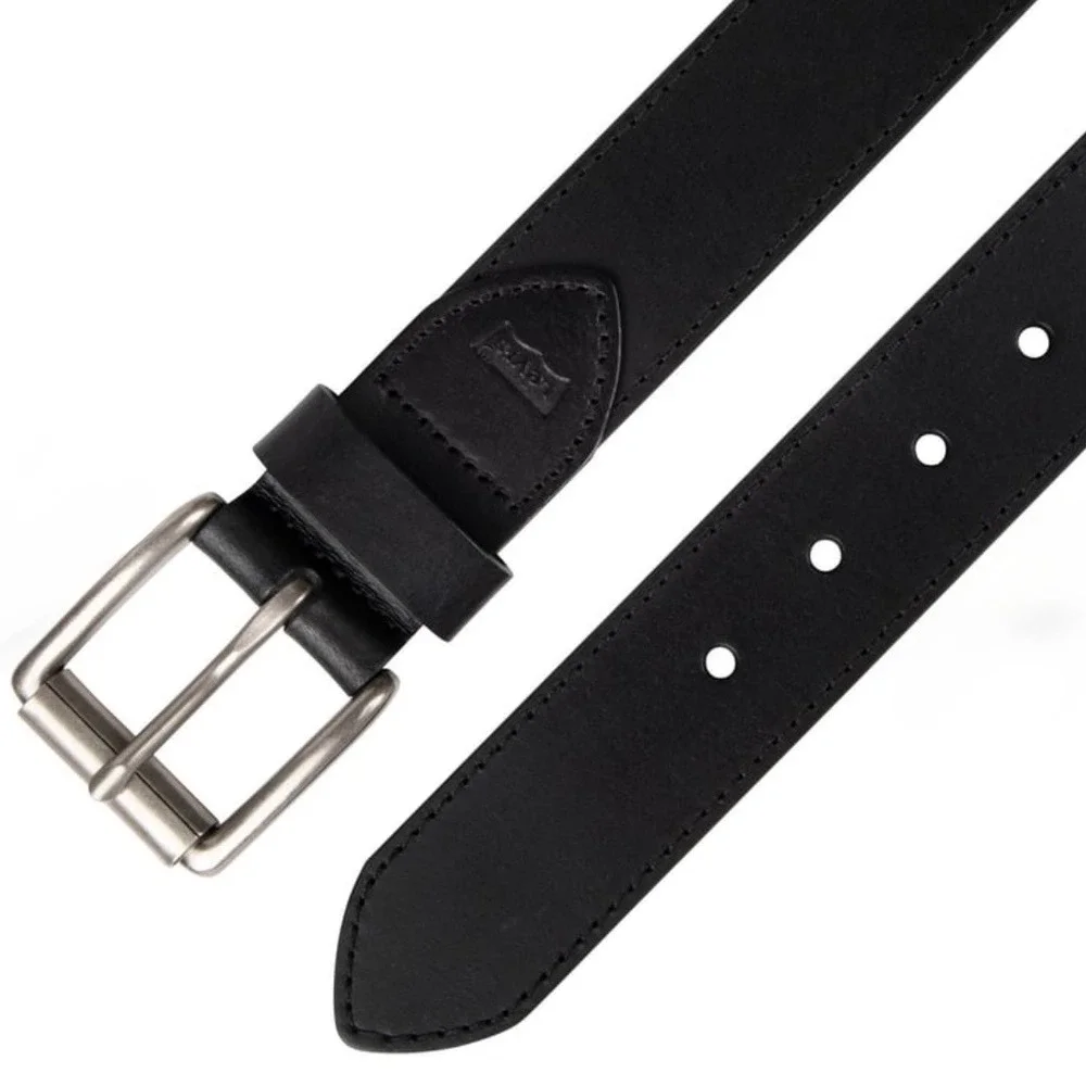 Levis Mens Genuine Leather Belt Black Small 30-32 Harness Buckle Pant Size 28-30